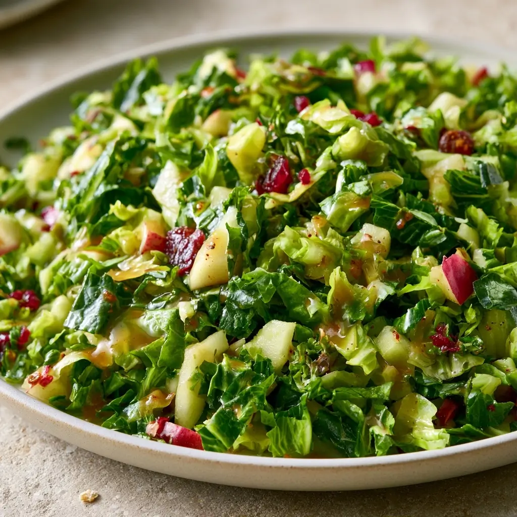 Chopped Autumn Salad With Apple Cider Dressing | Thanksgiving Salad