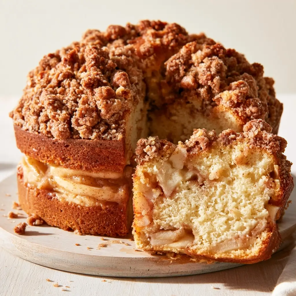 Cinnamon Apple Crumb Cake