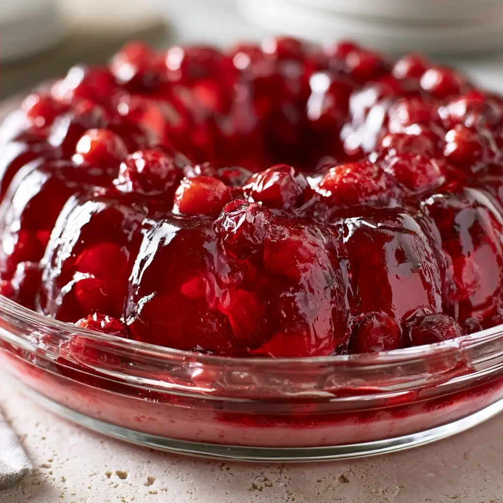 Cranberry Jello Salad Recipe (no Bake Holiday Dessert)
