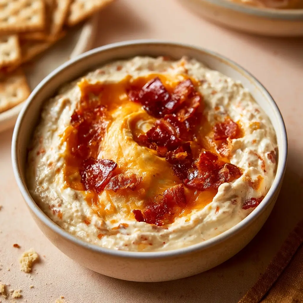 Creamy Bacon Cheddar Dip For Thanksgiving