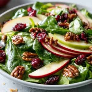 Delightfully Fresh Apple Cranberry Pecan Salad Recipe
