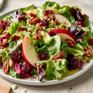 Delightfully Fresh Apple Cranberry Pecan Salad Recipe For Thanksgiving
