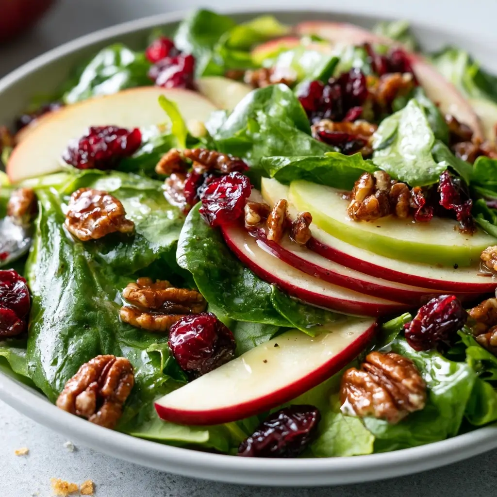 Delightfully Fresh Apple Cranberry Pecan Salad Recipe