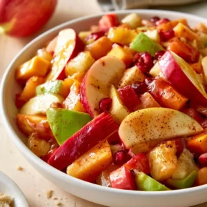 Fall Fruit Salad With Apple Spice Dressing | Fall Fruit Salad Recipes