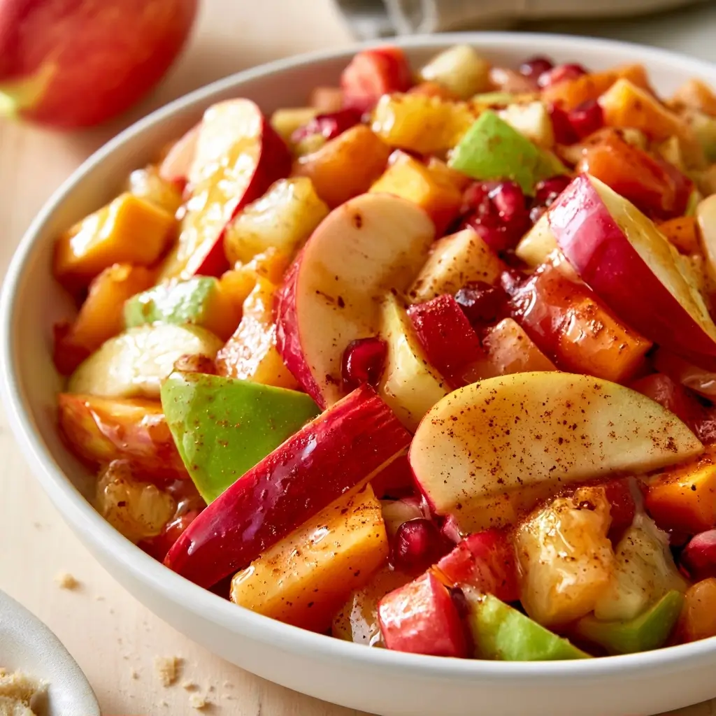 Fall Fruit Salad With Apple Spice Dressing | Fall Fruit Salad Recipes