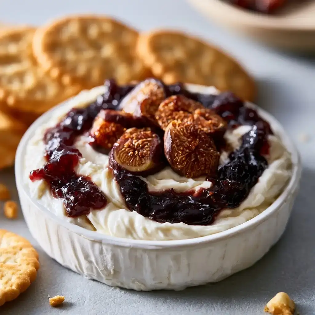 Fig Jam Goat Cheese Dip For Thanksgiving