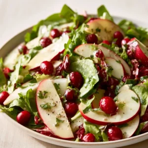 Simple Apple Cranberry Salad