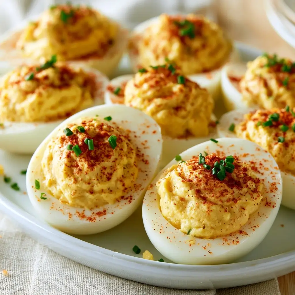 Thanksgiving Deviled Eggs Recipe | Easy No Cook Appetizers For Thanksgiving