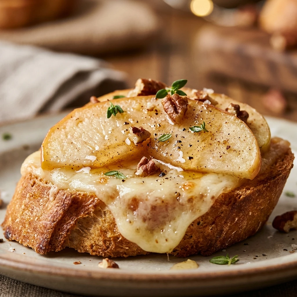 Apple Cheddar Crostini for Thanksgiving