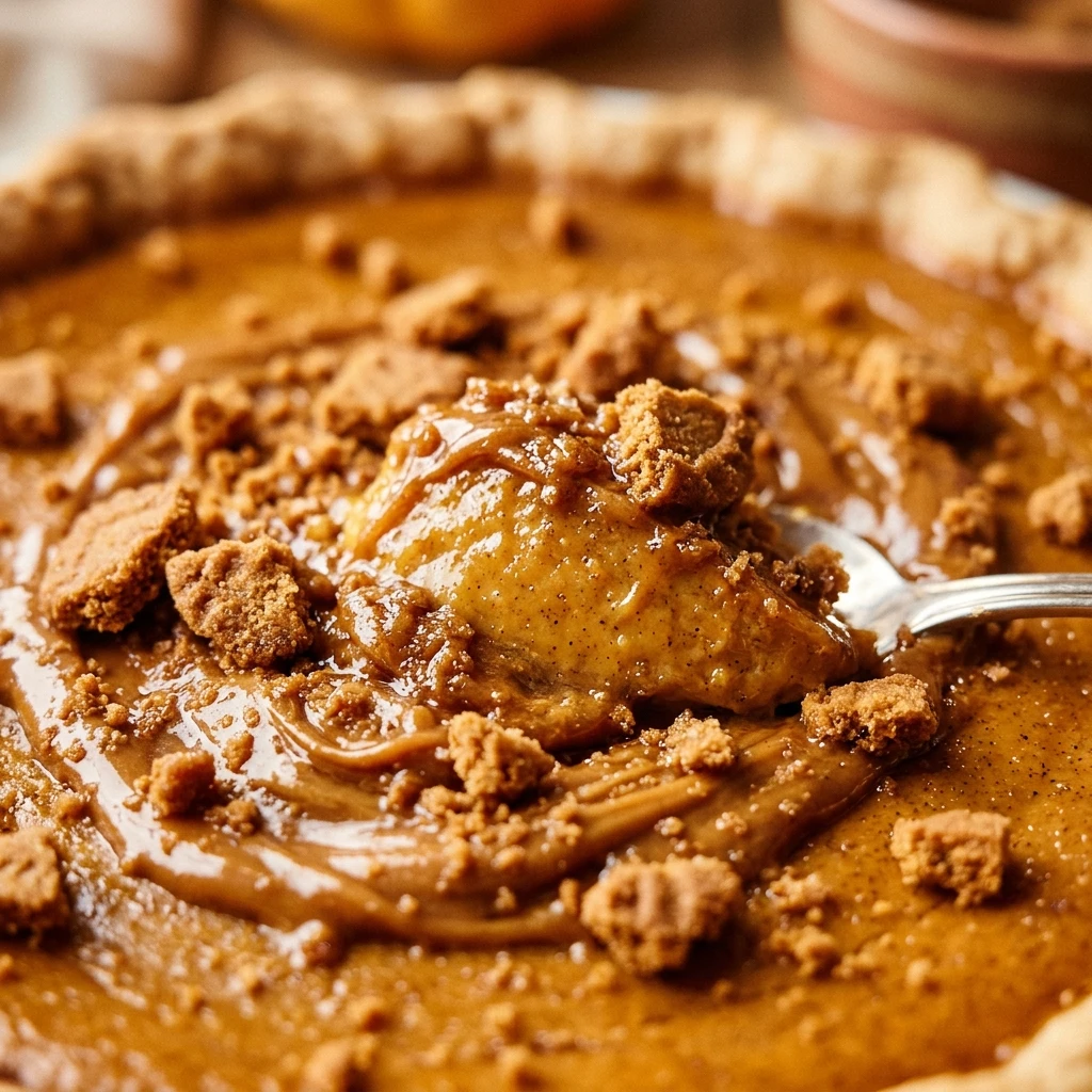 Biscoff Pumpkin Pie Recipe