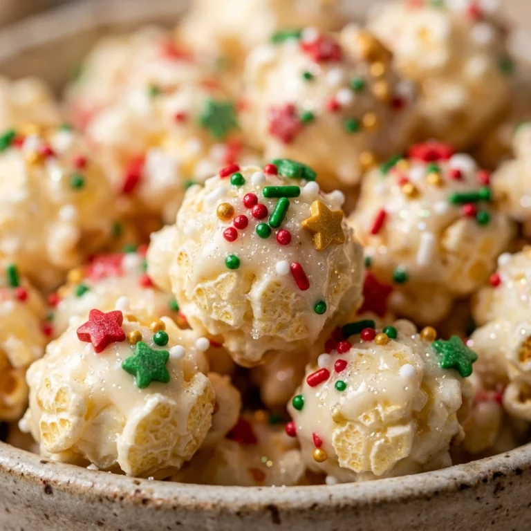 Christmas Funfetti Popcorn