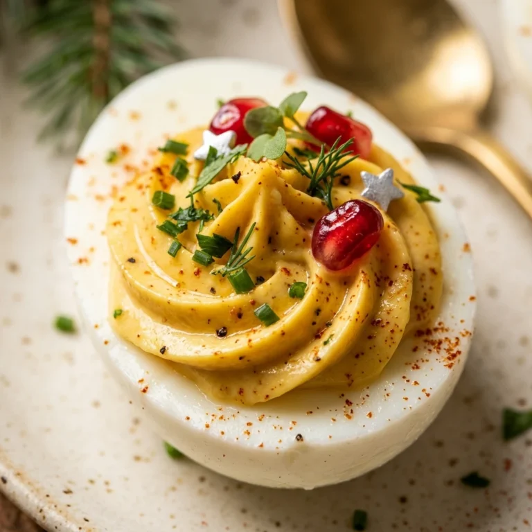 Deviled Eggs for Christmas
