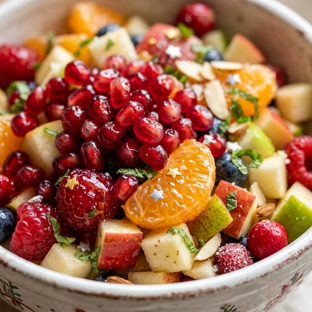 Festive Christmas Fruit Salad