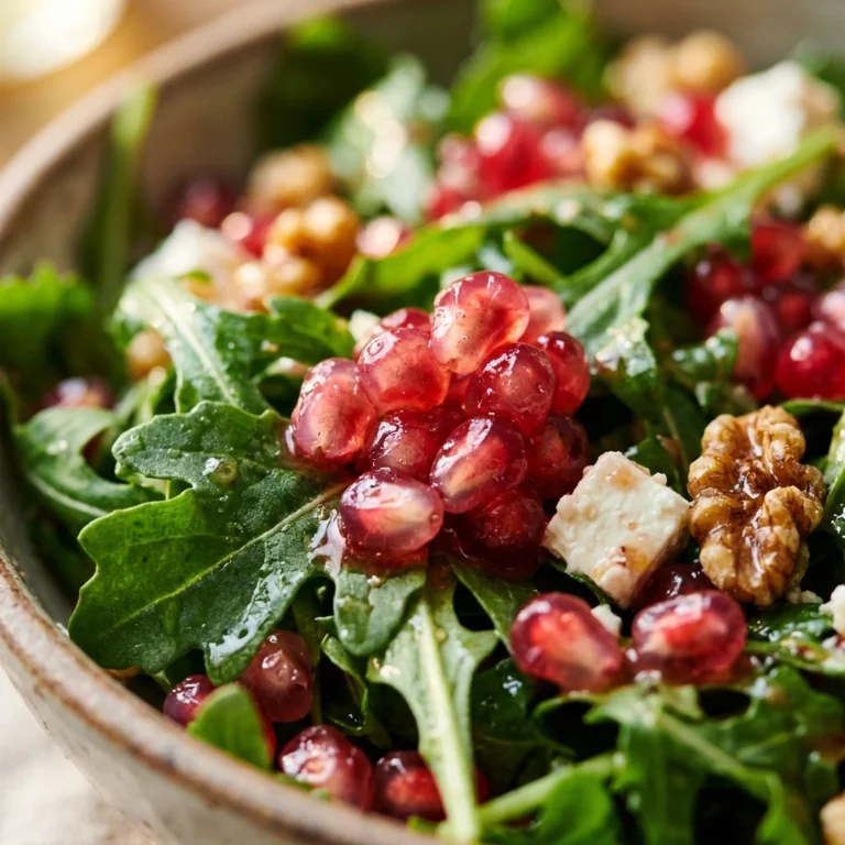 Festive Christmas Salad with Pomegranate Vinaigrette