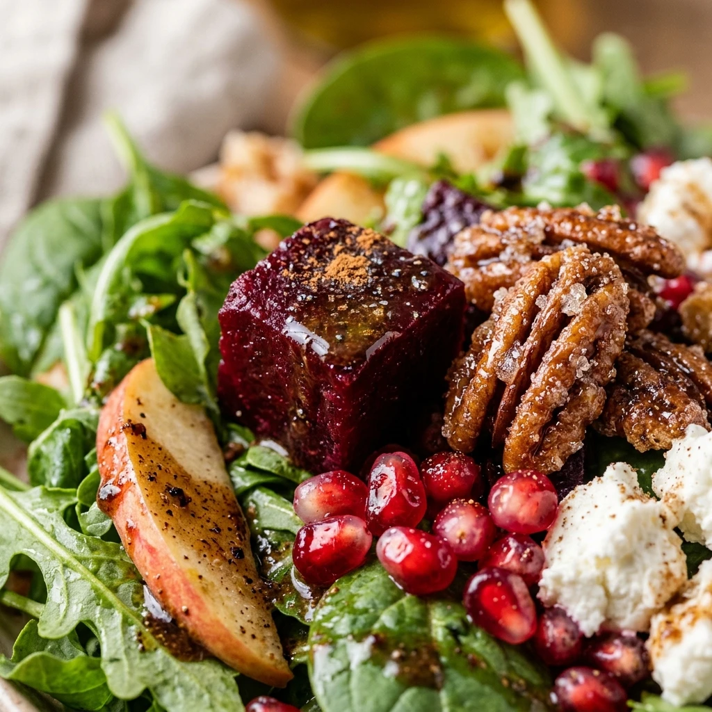 Festive Thanksgiving Salad with Cinnamon-Cider Vinaigrette