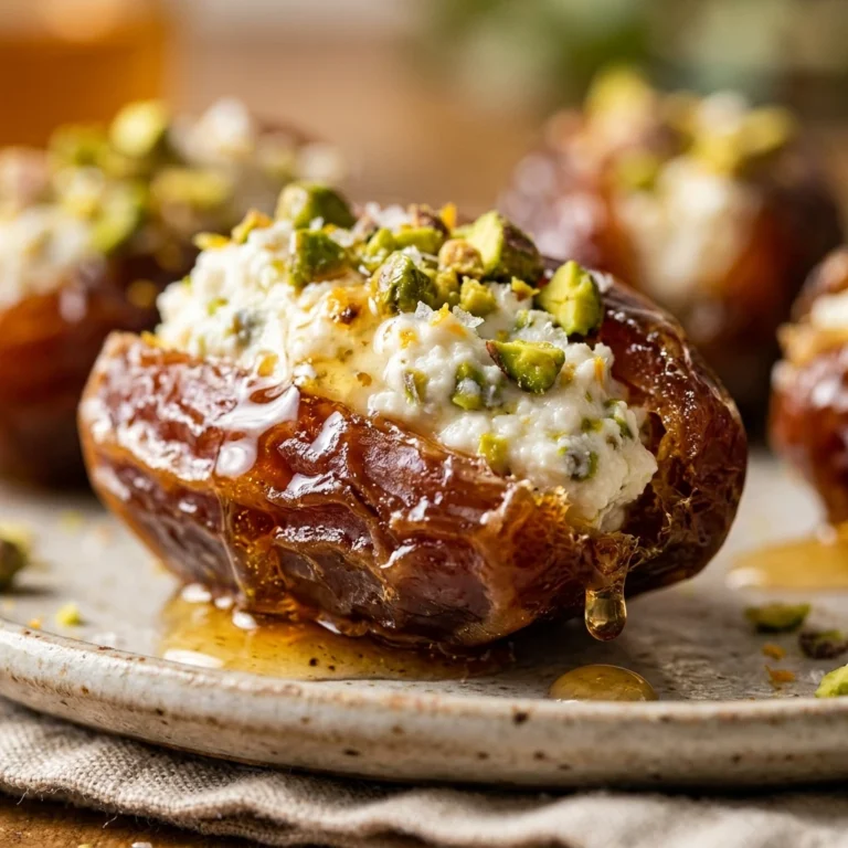 Honey Pistachio Ricotta Stuffed Dates Appetizers