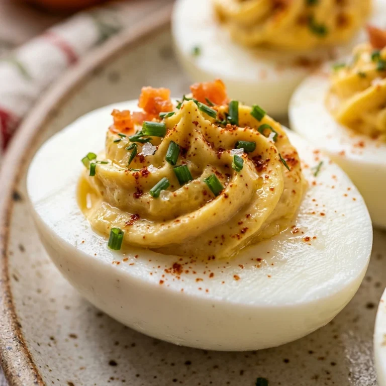 Thanksgiving Deviled Eggs