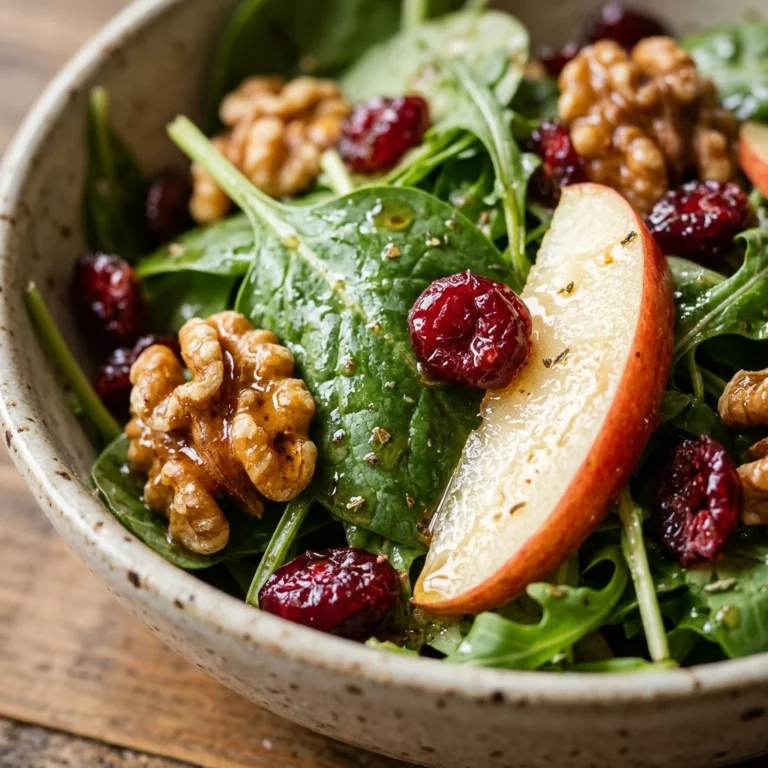 The Best Apple Cranberry Walnut Salad